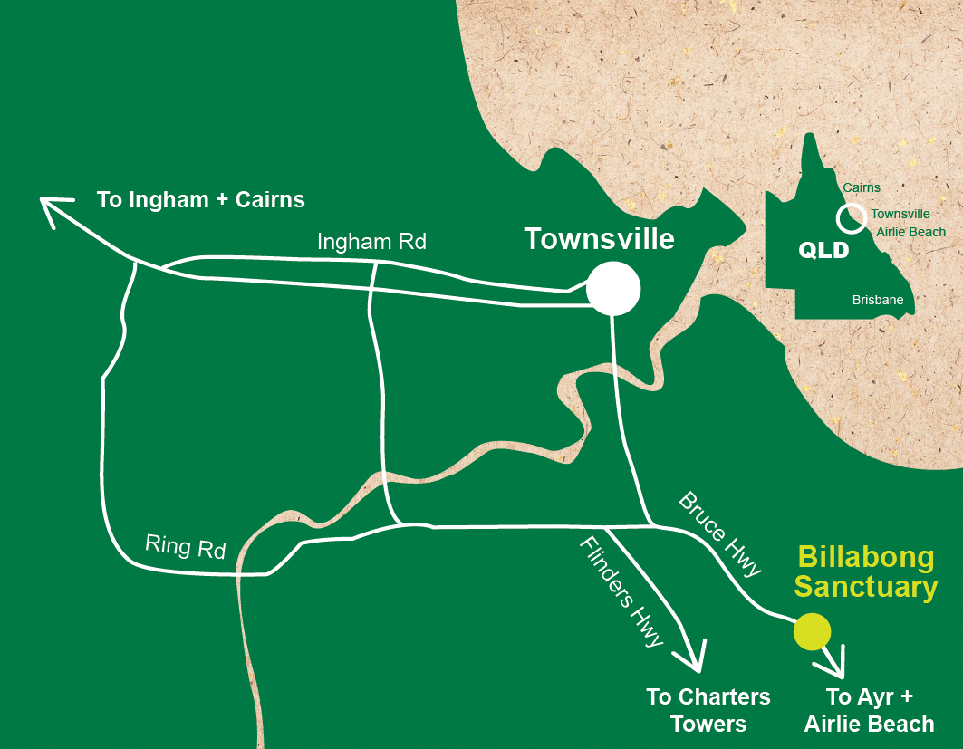 Billabong Sanctuary Location Map R 01